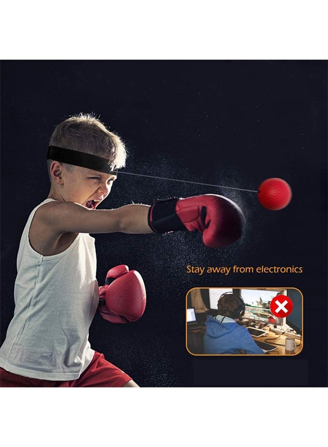 HOMESTAR Boxing Reflex Ball, Boxing Training Ball, Mma Speed Training Suitable for Adult, Kids, Best Boxing Equipment for, Hand Eye Coordination and Fitness - Image 5