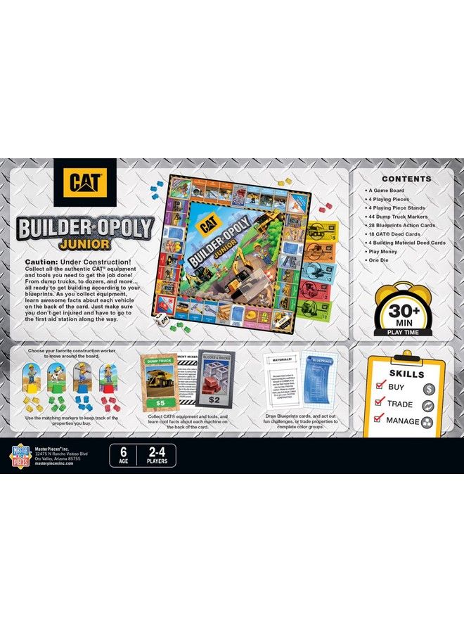MasterPieces Kids & Family Board Games Caterpillar Builder Opoly Jr. Officially Licensed Board Games For Kids & Family  - Image 4