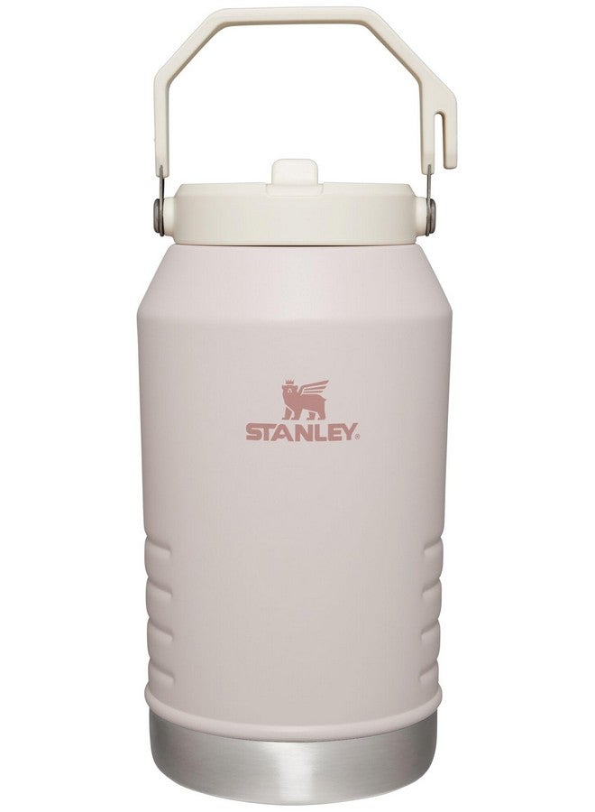Stanley Iceflow Flip Straw Jug With Handle 96 Oz| Twist On Lid And Flip Up Straw | Leak Resistant For Travel And Sports | Insulated Stainless Steel |Bpa-Free |Rose Quartz - Image 1