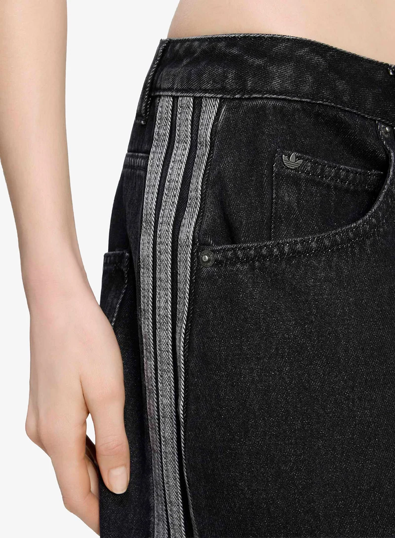 Adidas Originals TRUBLC High Rise Barrel Denim Pants for Women | Best Price UAE