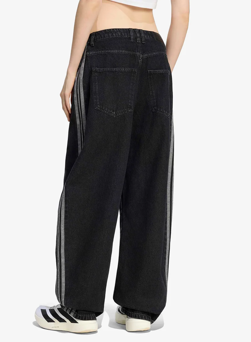 Adidas Originals TRUBLC High Rise Barrel Denim Pants for Women | Best Price UAE