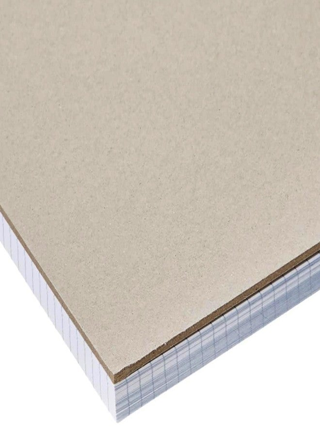 PG Creations A4 Size, Pack of 2 Pads, Grid Graph Notepads, 100 Gsm Thick Paper Writing Pad, 50 Sheets per Pad, 5 mm Square Grid, Single Side Ruled Pads for Engineers & Students, 8.5x11 Inch, White - Image 3