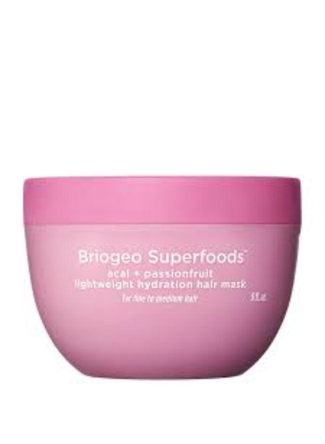 Briogeo Superfoods Acai + Passionfruit Lightweight Hydration Hair Mask 59ml - Image 1