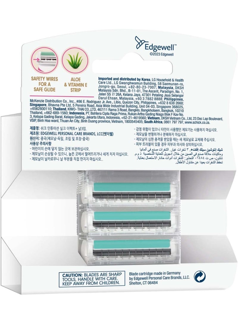 Intuition Schick Intuition Silk Effects Razor Refill Cartridges for Women - Image 2