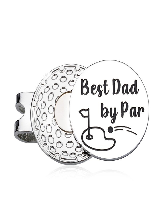 TI-EDC New Dad Gifts for Dad Golf Ball Marker Hat Clip for Men Him Dad Stocking Stuffer Fathers Day from Son Daughter New Dad Gift for Men First Time Dad Stepdad - Image 1