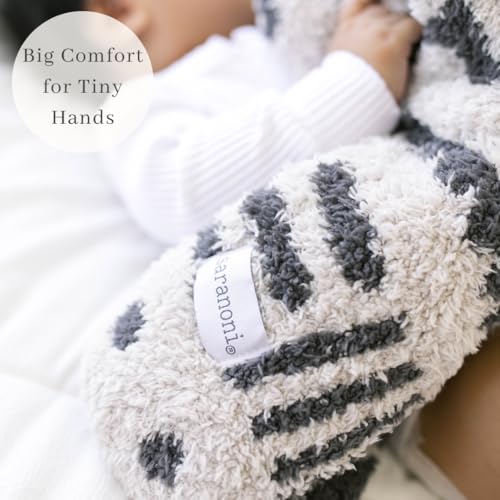 SARANONI Luxury Baby Blanket | Ultra Soft Double Layer Plush Security Blanket for Babies | Mudcloth - 20” x 15” - Image 2