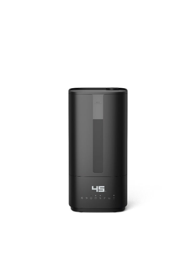 Stadler Form Humidifier Oliver, Large Rooms up to 60 m² Quiet, Small, Powerful, Room Humidifier, 6 Levels, Auto Mode LEDs Switchable Integrated UV lamp, Germ-free Mist, Black O-015 Black - Image 1