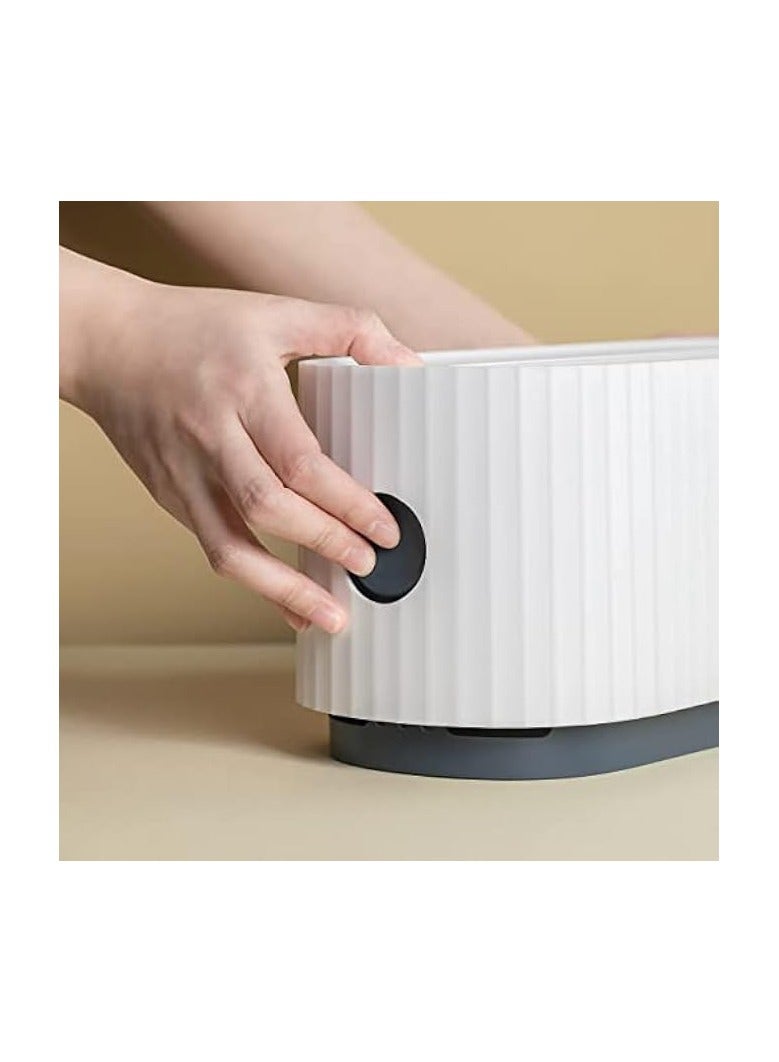 erorex Cable Management Box, Ventilation and Heat Dissipation Large Capacity Storage Box,Suitable for TV, Computer, Laptop Power Strips, Fashionable Power Strip Box for Home, Office - Image 2