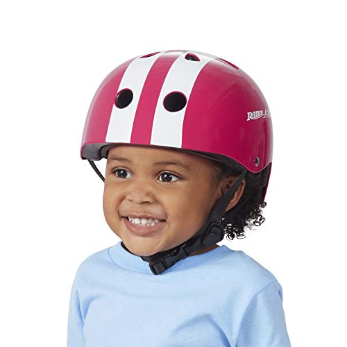 Radio Flyer Toddler and Childrens Bike Helmet CPSC Safety Certified Universal Size Kids Bicycle Safety Helmet Ages 25 Multiple Colors Available - Image 1
