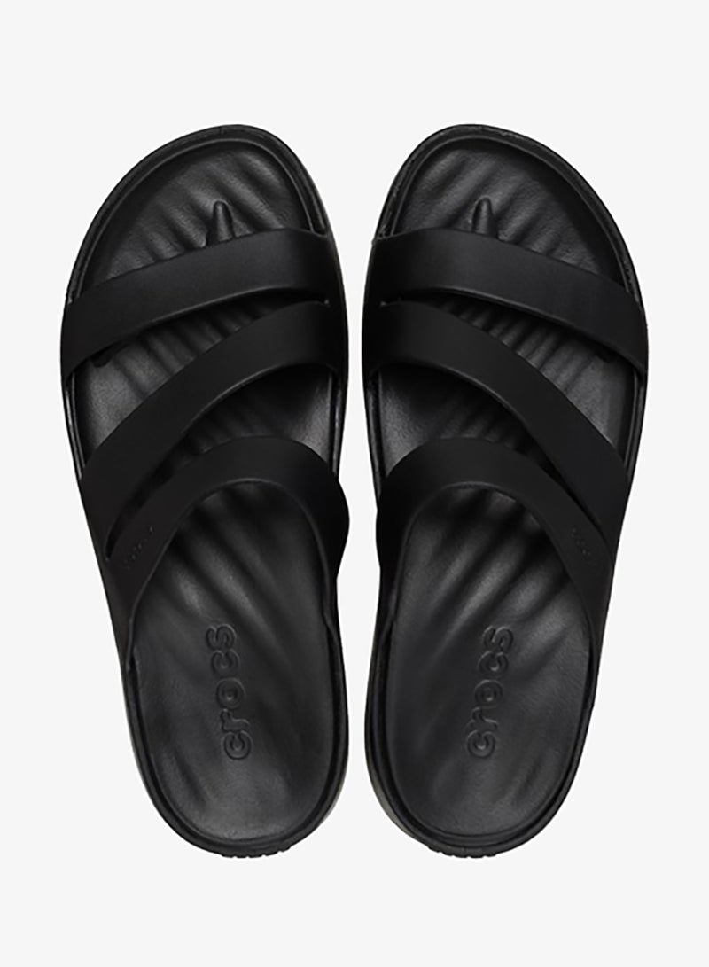 كروكس صنادل مسطحة بشريط متقاطع للرحلات - Image 5