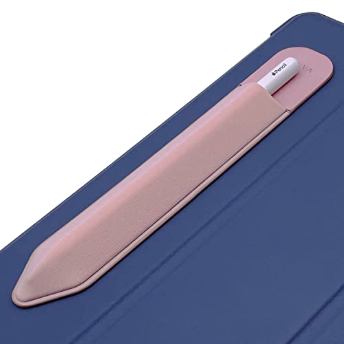 YINVA Pencil Holder Compatible with Apple Pencil 2nd Generation and 1st Gen,Elastic Pencil Sleeve Design for iPad and Stylus (Pink) - Image 1