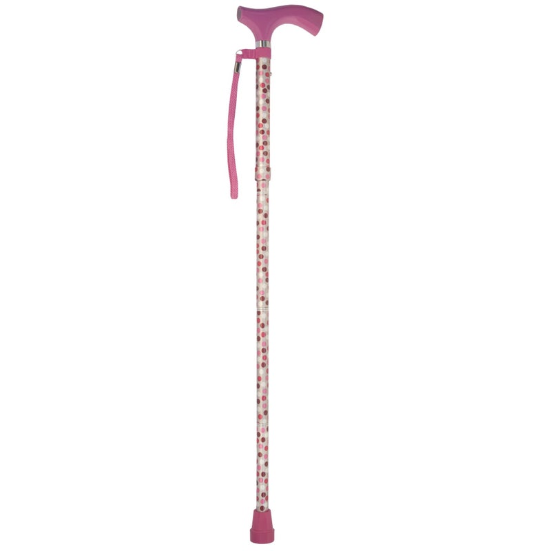 Switch Sticks Walking Cane for Men or Women, Foldable and Adjustable from 32-37 Inches, FSA and HSA Eligible, Hot Pink - Image 4
