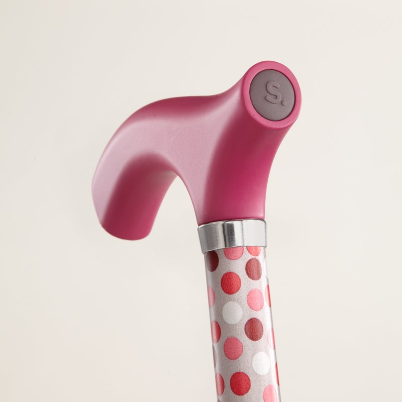 Switch Sticks Walking Cane for Men or Women, Foldable and Adjustable from 32-37 Inches, FSA and HSA Eligible, Hot Pink - Image 3