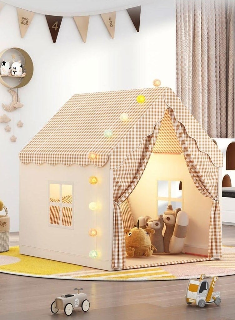 Kid's Tent, 3m Star LED Lights Tent, Portable Tent, Indoor and Outdoor Play Castle, Toy Gifts for Children, Girls  - Image 1