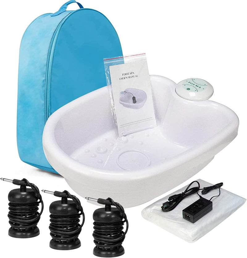 VnioLife Ionic Foot Bath Detox Machine Ion Foot Detox Spa for Home Use Beauty Salon Beauty SPA Club with 100 Liners Zipper Carrying Bag  Detoxifying  Convenient 