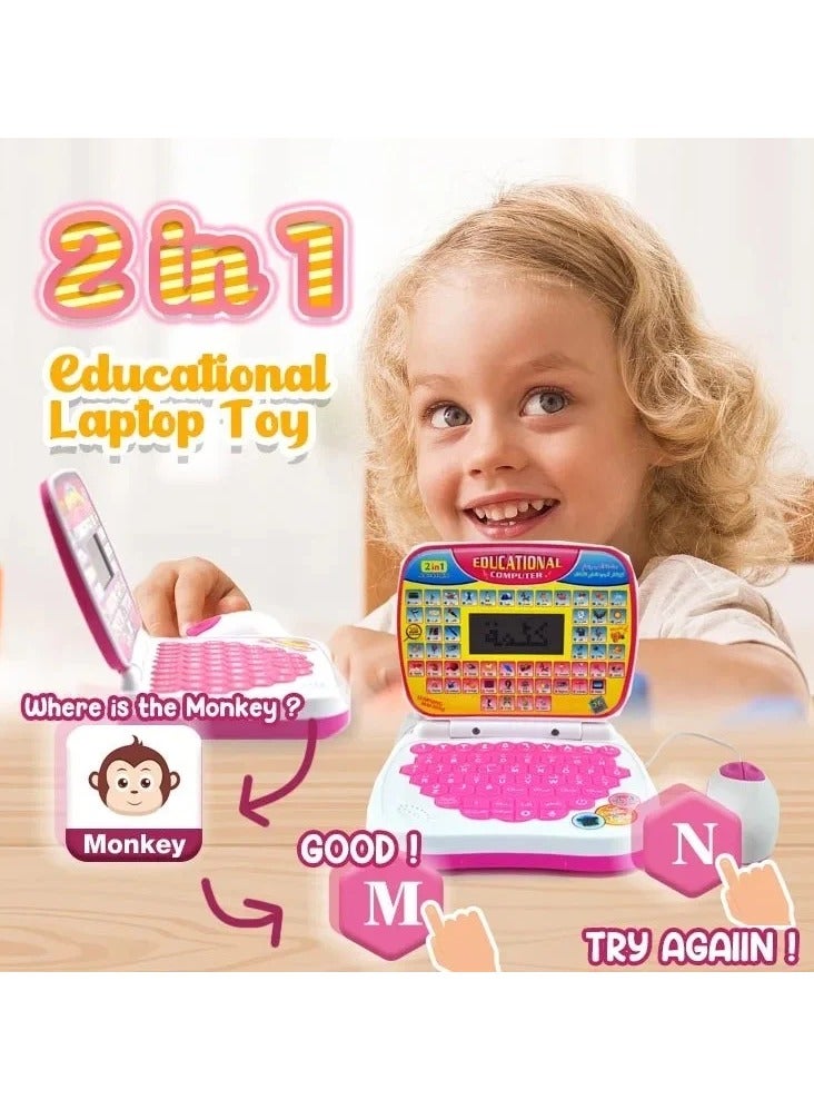 A device to teach children words, numbers, and letters. Laptop design  - Image 2