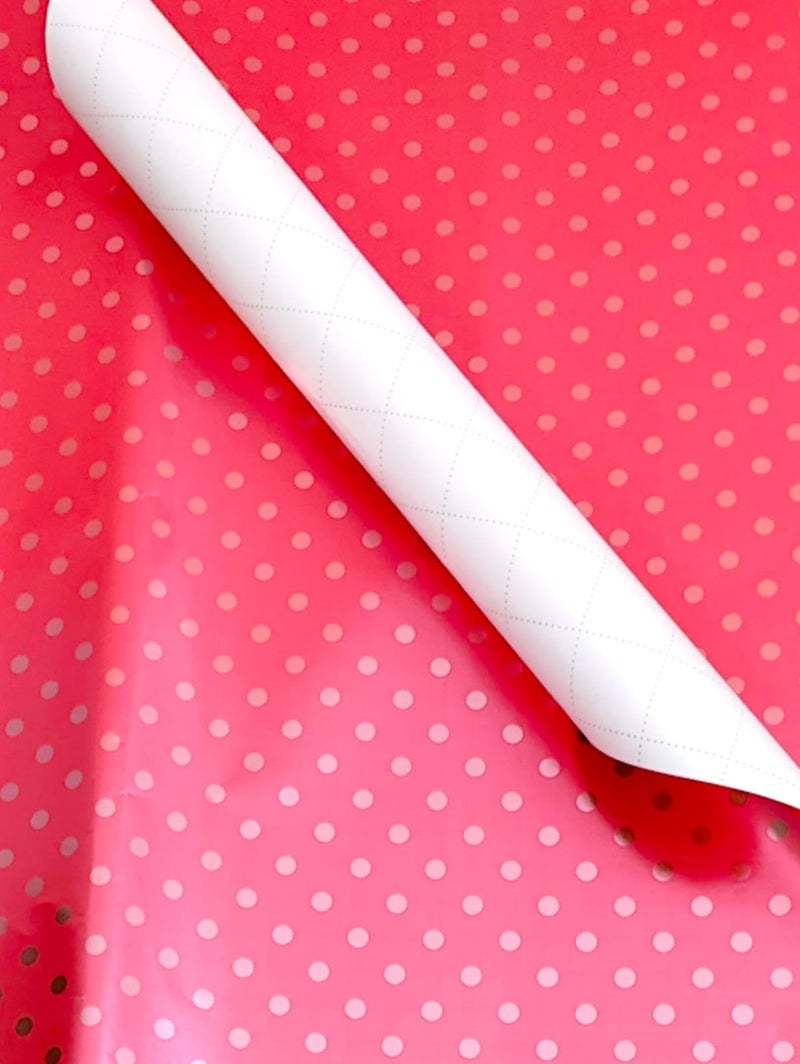 Tera13 TERA 13 Pink Silver Dots Gift Wrapping Paper Sheet, Gift Paper, Gift Wrap Roll, Gift Cover Rapping Paper, Gift Packing Materials, Paper Bag Making Sheets, Large Gift Packing Paper (10pcs) - Image 3
