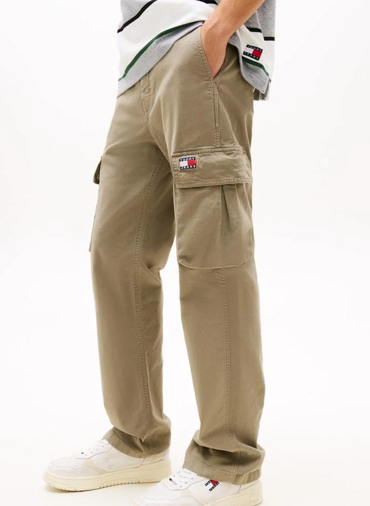 TOMMY JEANS  Otis Canvas Regular Cargo Trousers for Men | Best Price UAE