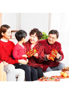 erorex 2025 Snake Year Chinese Red Envelopes 36Pcs Chinese New Year Bronzing Red Envelopes Hong Bao Lai See Red Packets Lucky Money Envelope For Spring Festival Wedding Birthday Colorful 6 Styles  - Image 3