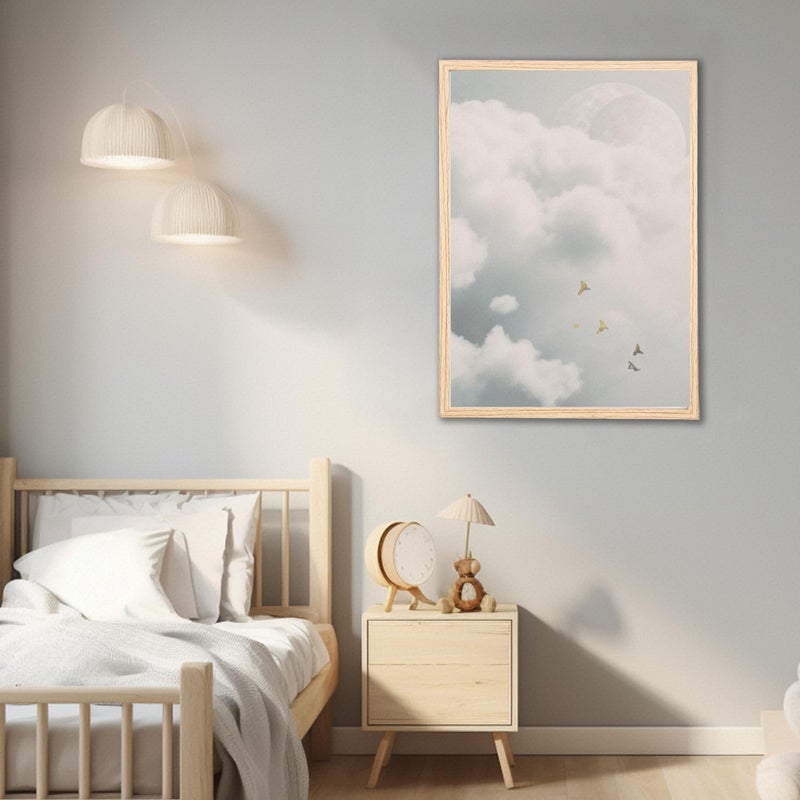 KAIWIN إطار صور 2 x من خشب البلوط للحائط والمكتب 40x60 سم - Image 2