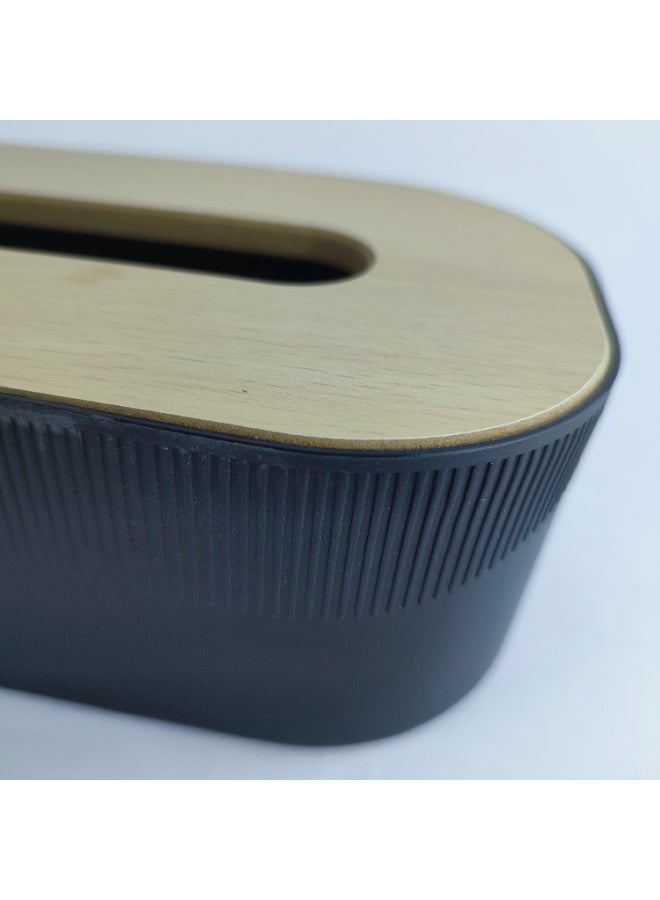 High-Quality Tissue Box with Elegant Wooden Lid - Image 5