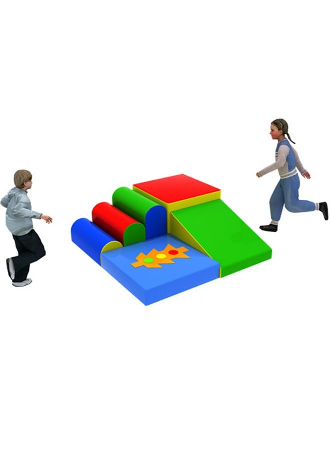 JSAITOYS Kids Playground Sensory Integration Tools Soft Climbing And Sliding Combination Early Education - Image 1
