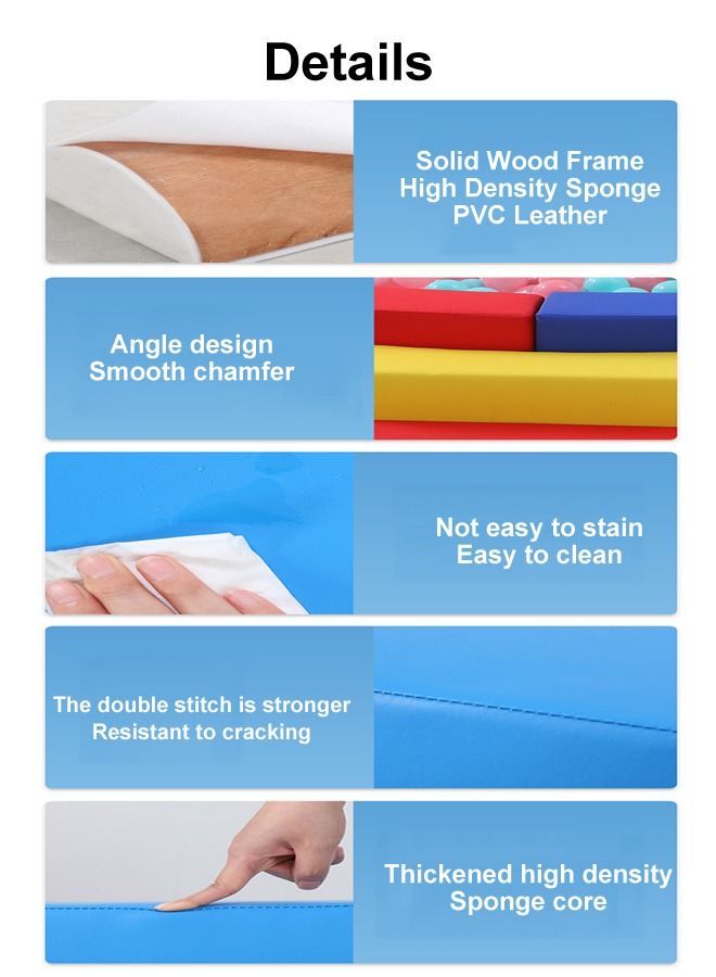 JSAITOYS Kids Playground Sensory Integration Tools Soft Climbing And Sliding Combination Early Education - Image 2