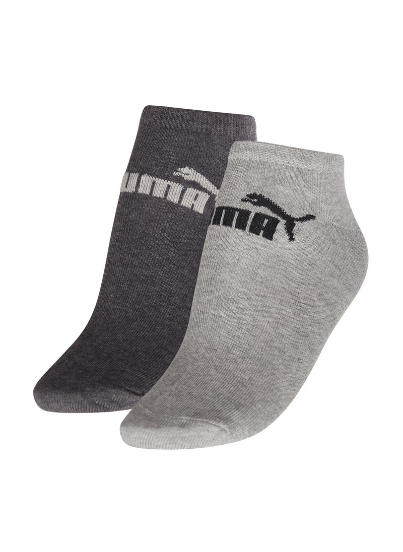 PUMA - Plain Unisex Sneaker Trainer Socks 2 Pack - Image 1