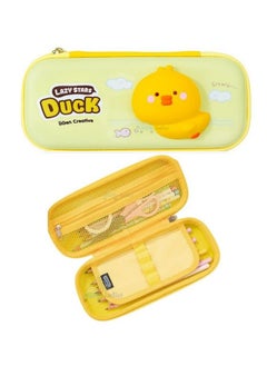 FunBlast FunBlast Pencil Case for Kids, 3D Squishy Destress Pencil Box, Stationary Organizer Pencil Box for Kids, Boys and Girls, Pencil Pouches for School (Pack of 1 Pcs - Multicolor) (Duck)  - Image 4