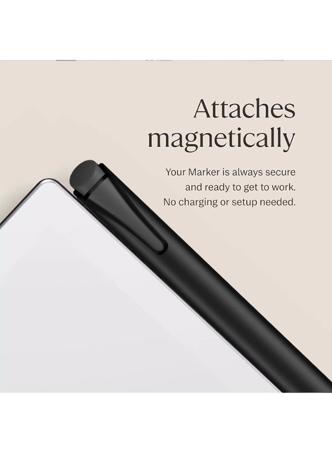 Magnetic stylus with eraser, Marker Plus replacement, palm rejection, tilt support - Image 3