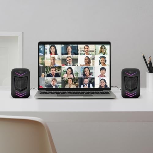 FINGERS RGB-FunBeats USB Multimedia Speaker (2.0 Channel | Sleek Design with RGB Lights | Powerful Bass | in-line Controller) - Image 3