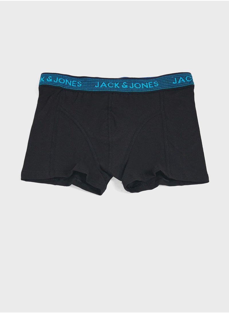 Jack & Jones Junior Youth 3 Pack Essential Trunks  - Image 2