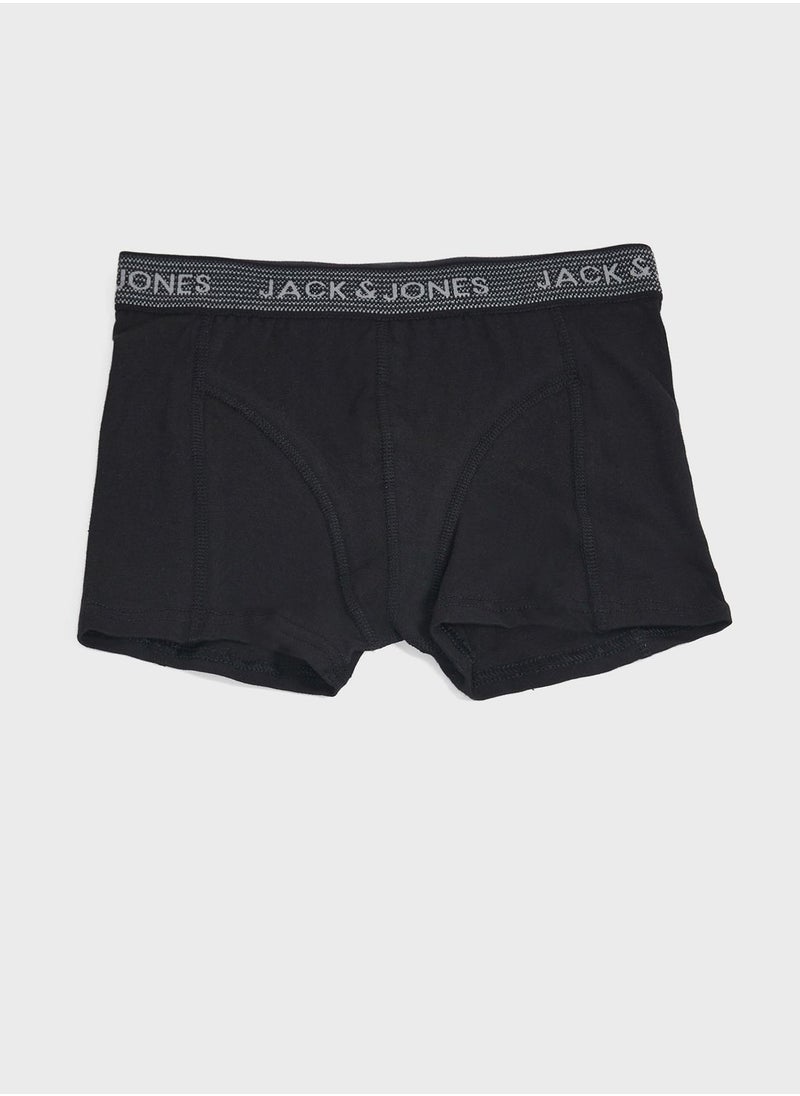 Jack & Jones Junior Youth 3 Pack Essential Trunks  - Image 4