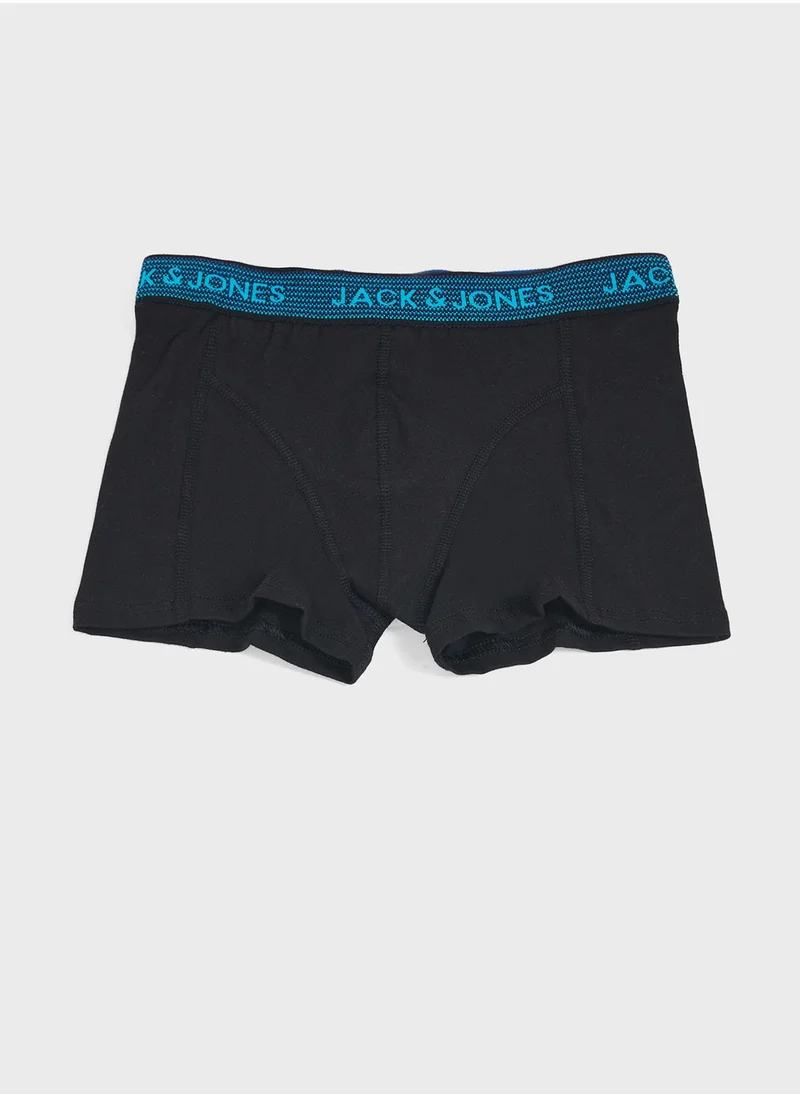 Jack & Jones Junior Youth 3 Pack Essential Trunks