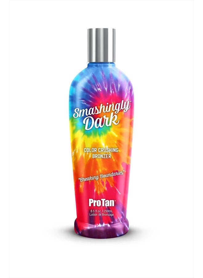 PRO TAN Smashingly Dark DHA Bronzer with Odor Shield Technology 8.5oz - Image 1