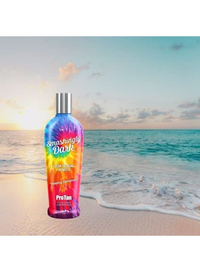 PRO TAN Smashingly Dark DHA Bronzer with Odor Shield Technology 8.5oz - Image 4