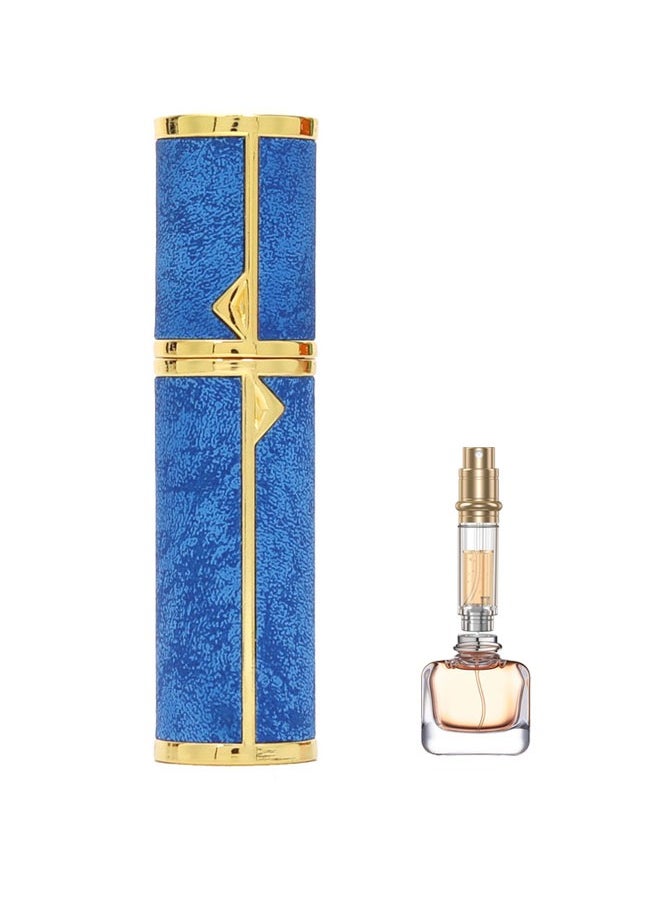 Generic - Perfume Bottles Empty Refill, Perfume Atomizer, Refillable Portable Mini Perfume Atomizer, Perfume Spray bottle Atomizer for Travel, Leaking Proof, Luxury Leather, 5ml ( Blue ) - Image 1
