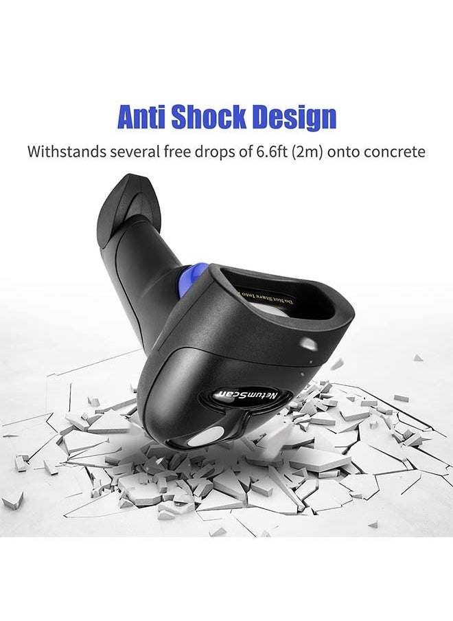 Handheld USB QR Barcode Scanner Reader for Computers,Handheld Wired Automatic 1D 2D Image Bar Code Scanners for Mobile Payment, Store, Supermarket, Warehouse