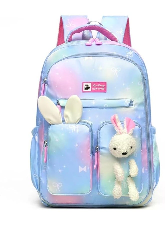 C & C Cute Travel Backpack Bookbag for Women Men Boys Girls with Compartments for Elementary School College, Durable Water Resistant Backpack - Image 1