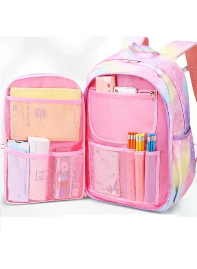 C & C Cute Travel Backpack Bookbag for Women Men Boys Girls with Compartments for Elementary School College, Durable Water Resistant Backpack - Image 2