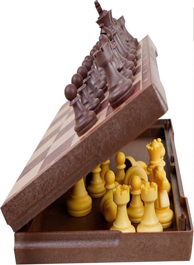 JBM ENTERPRISE Premium Handcrafted Wooden Chess Set - Classic Folding Board Game with Carved Chess Pieces & Storage - Traditional Educational Strategy Game for Kids & Adults, Ideal Gift - Image 3