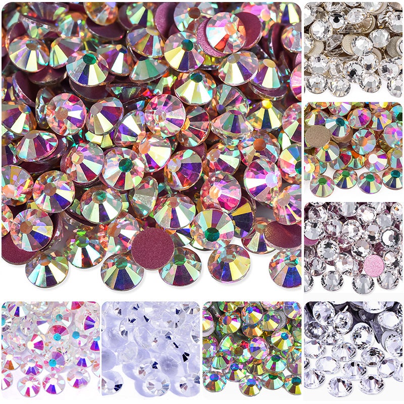 Dawang Fan Diamond Transparent Ab Loose Diamond Ss2-60 Glass Flats Bottom Diamond Rhinestone Diy Mobile Phone Case Jewelry Accessories - Image 2