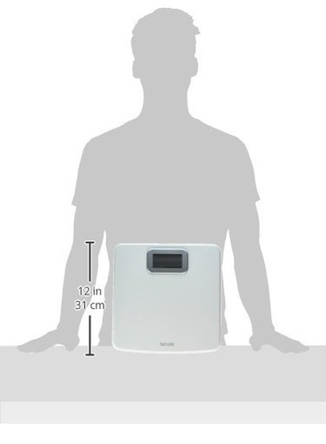 Taylor Precision Products Capacity Digital Bathroom Scale, White, 400 lb - Image 3