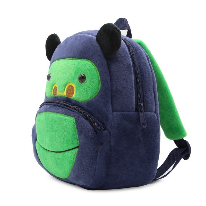 Plush Kids Backpack, Gorilla Animal Design, Soft Lightweight School Bag for Toddlers and Preschool Kids - Image 3