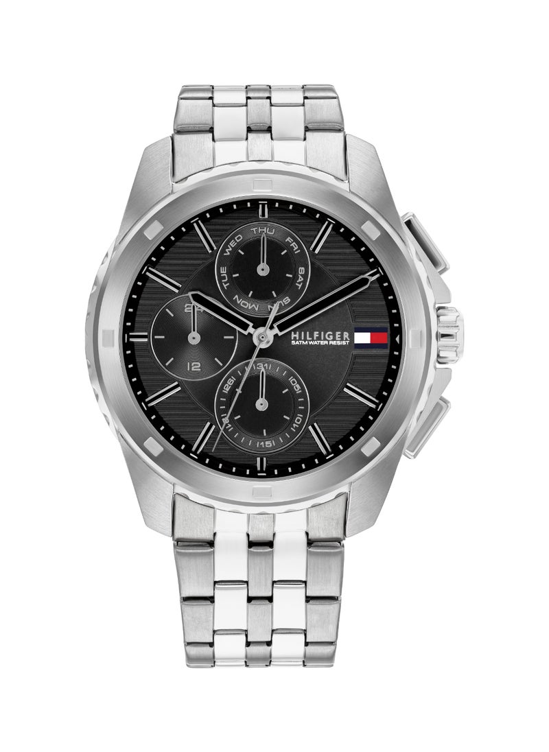 TOMMY HILFIGER Round Analog Men's Black Case Watch - 1710620  - Image 1