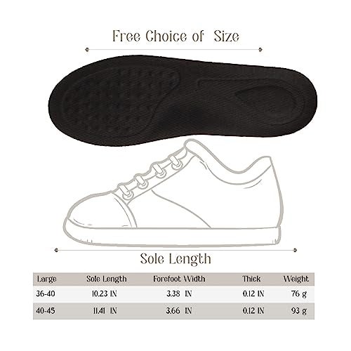 Dizgoy 4D Foam and Gel Ped insole for shoes men and Women Replacement Shoe Inserts for Sports Sneakers Casual Shoes Absorption Comfortable Insole Formal & Safety Shoes insoles (Woman (EU size 36-40)) - Image 5