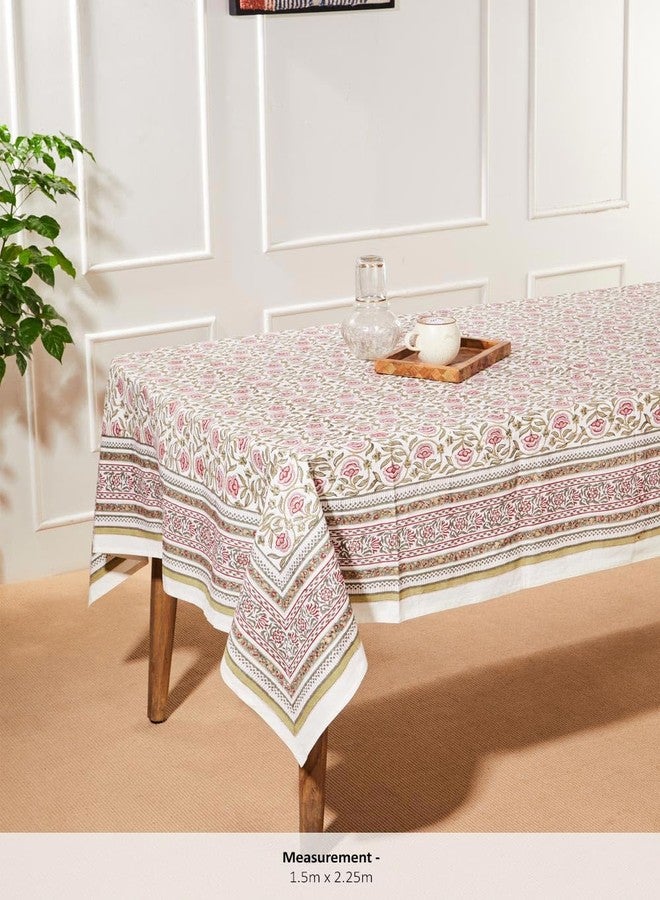Fabindia Nazm Hand Block Printed Cotton Table Cover - Image 5