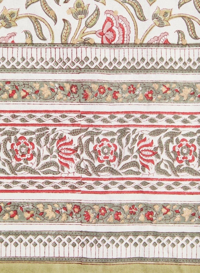 Fabindia Nazm Hand Block Printed Cotton Table Cover - Image 4