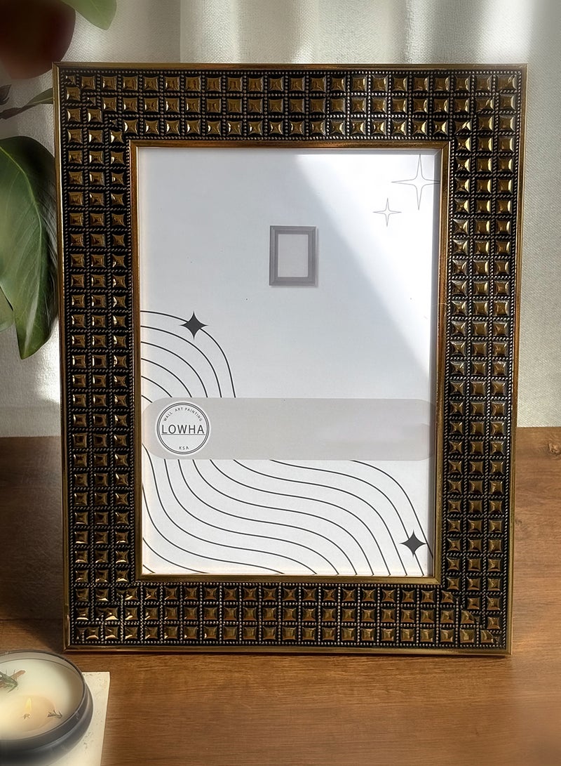 لوحة إطار صور طاولة مزخرف بظهر من خشب مضغوط مع حامل مدمج وواجهة أكريليك - Image 1