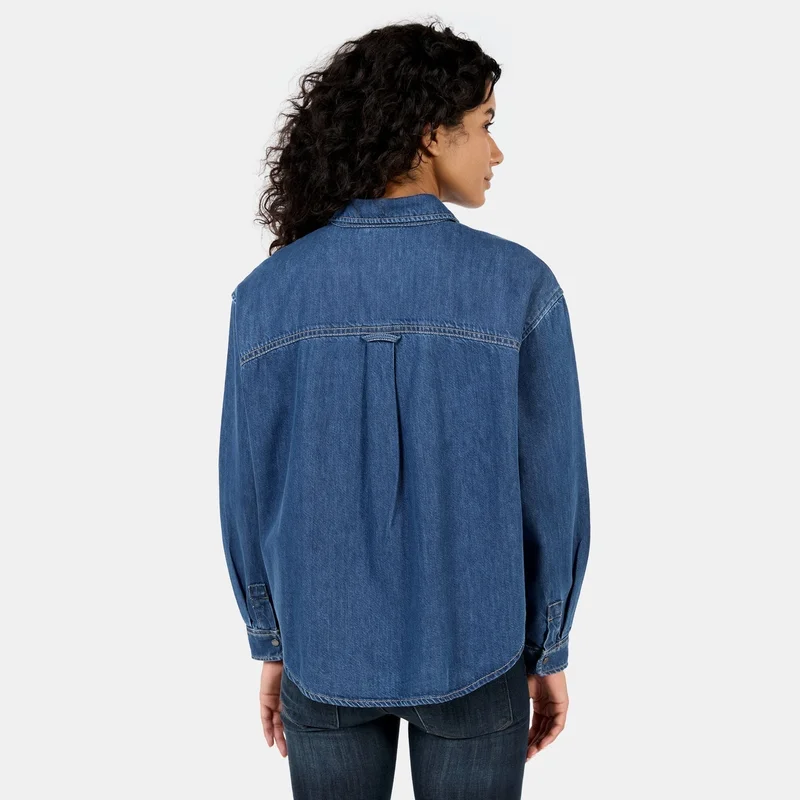 Timberland Women's Refibra Denim Shirt